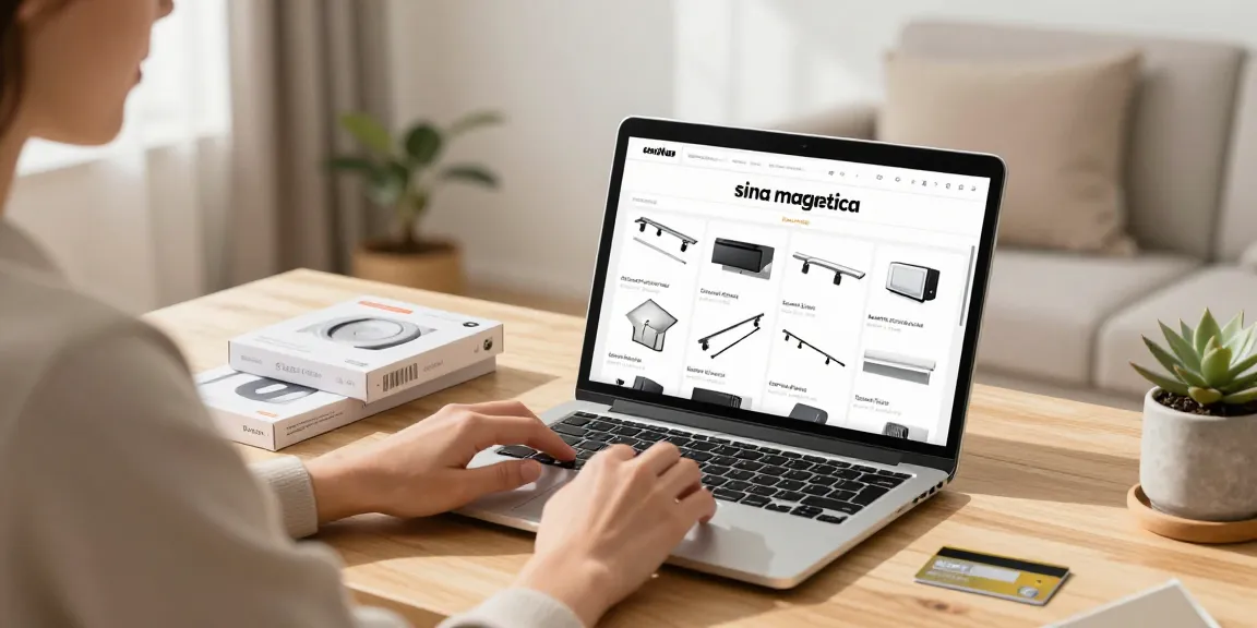 Sina magnetica LED products showcased in an online shopping experience for the best deals on e-commerce platforms.