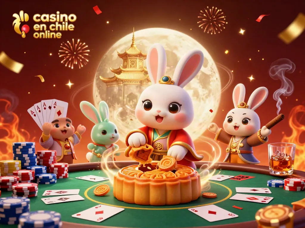 Disfruta de la experiencia del casino en Chile online con una escena vibrante de juego y celebración.