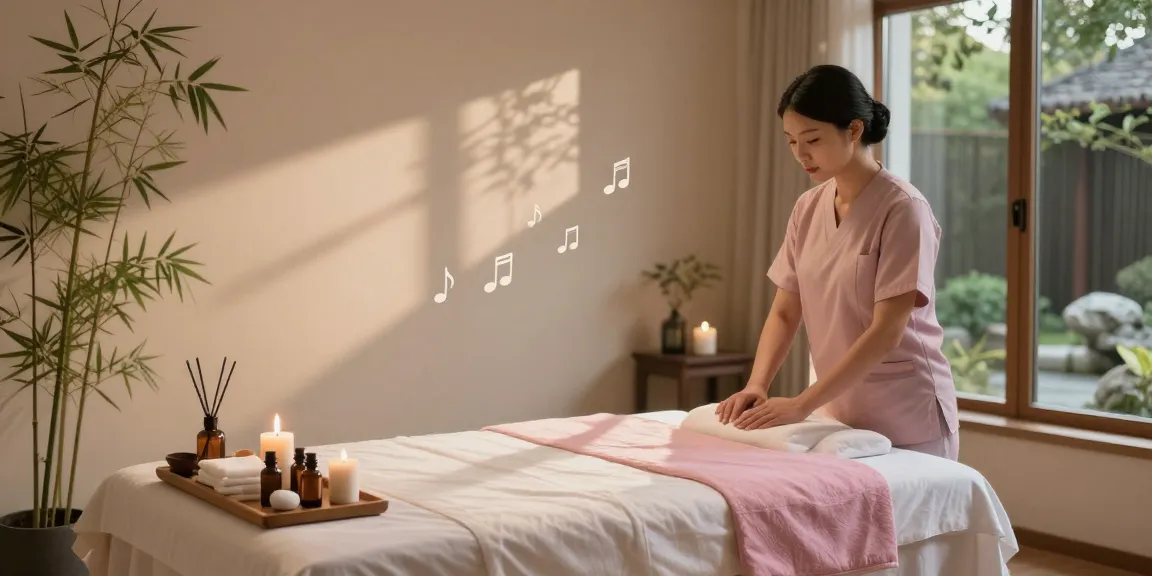 Experience 하남출장마사지 in a serene spa room with calming decor, setting the perfect atmosphere for relaxation.