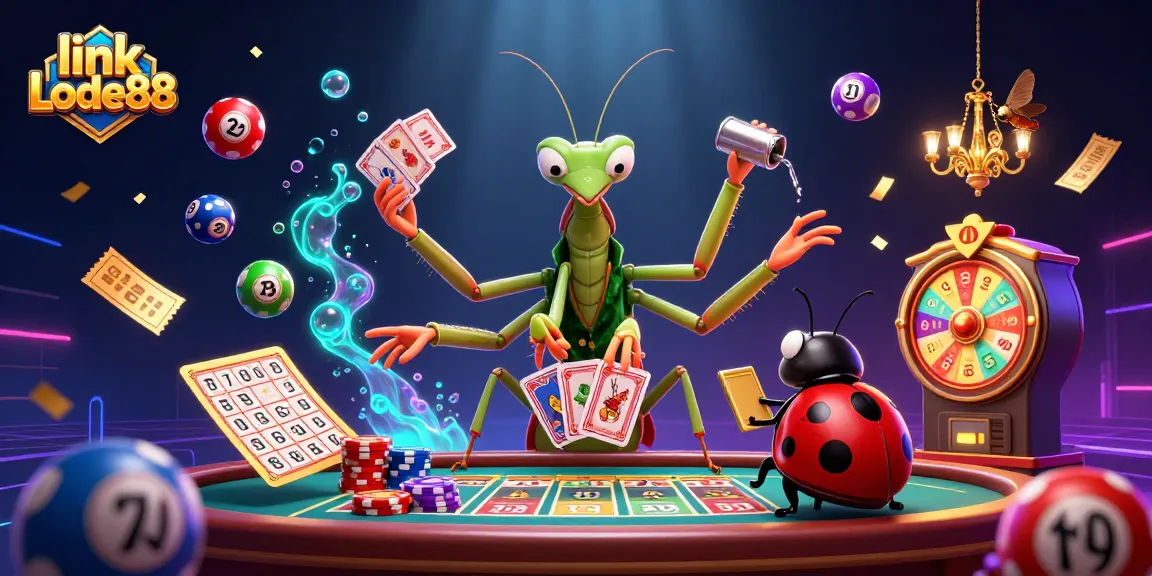 Engage with lively games at link Lode88 featuring a colorful casino scene.